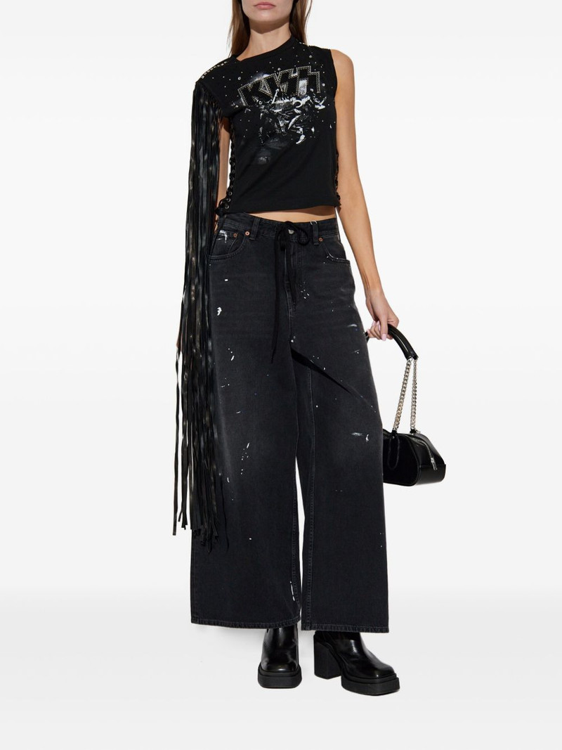 DSQUARED2 fringed-detail sleeveless top outlook