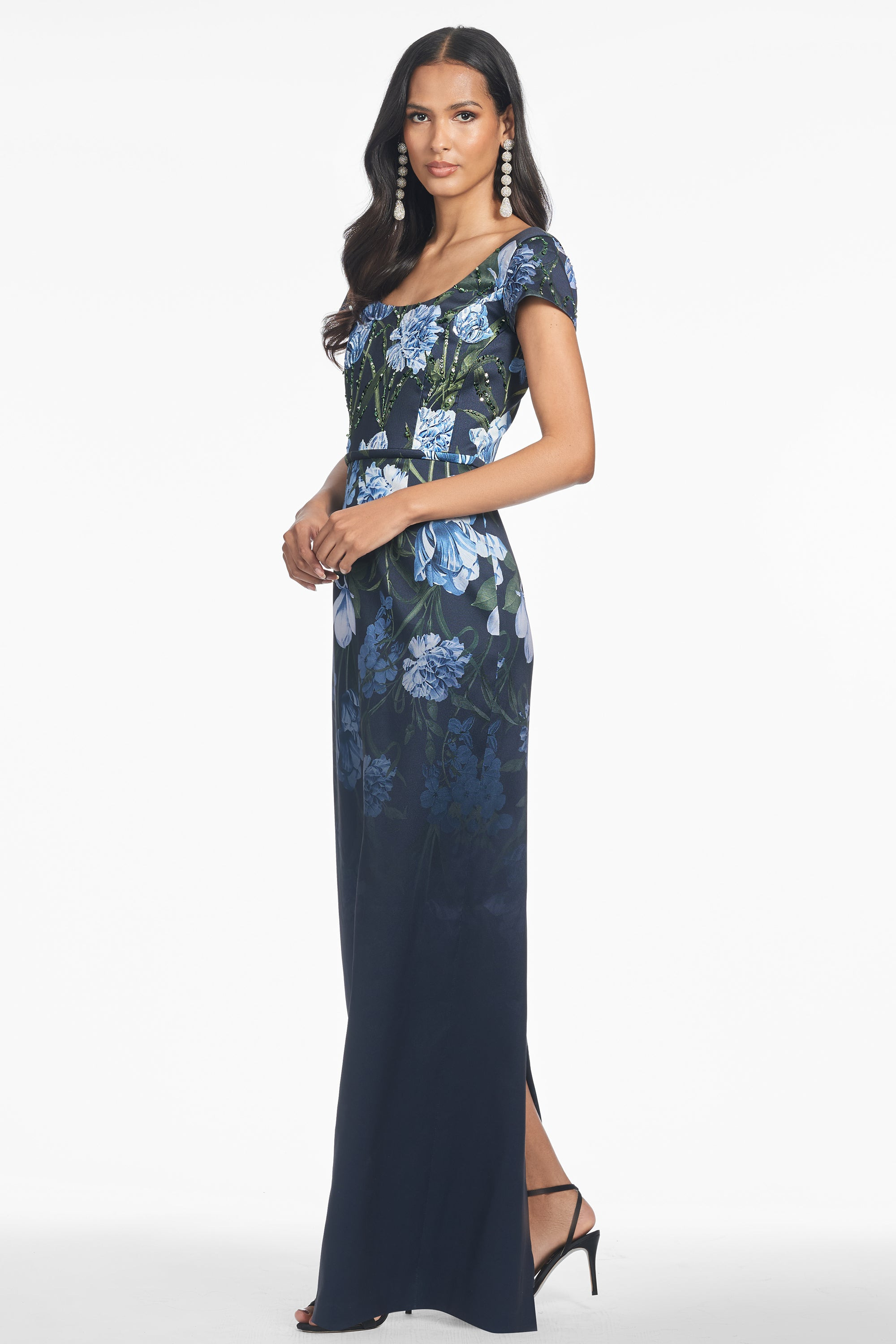 EMBELLISHED GRACE GOWN - NIGHT SKY PRIMA GARDEN - 5