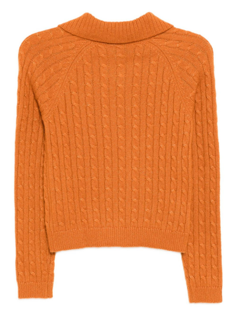 SHUSHU/TONG logo-embroidered top outlook