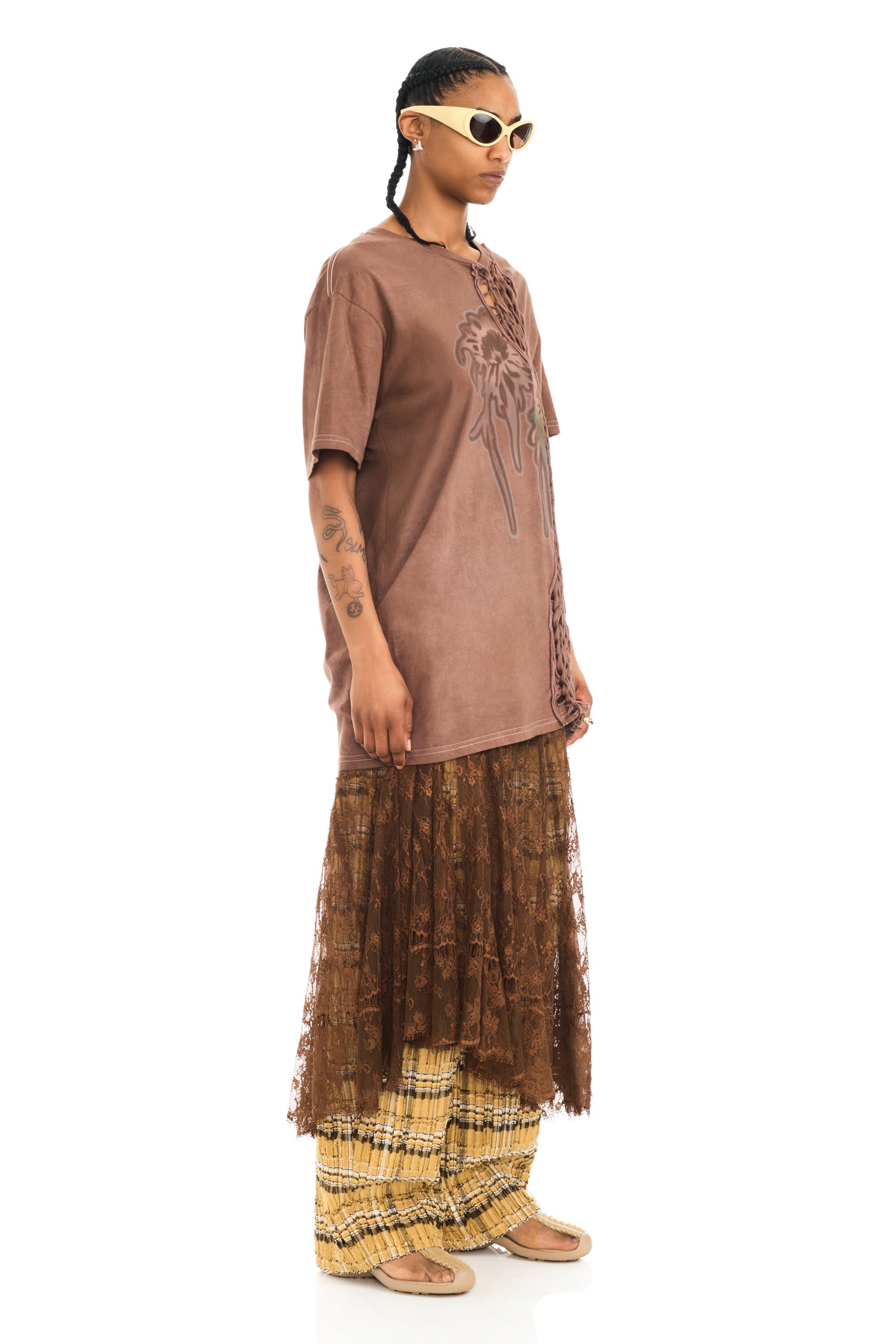 EARTH FADED FLOWER TOSH TEE - 3
