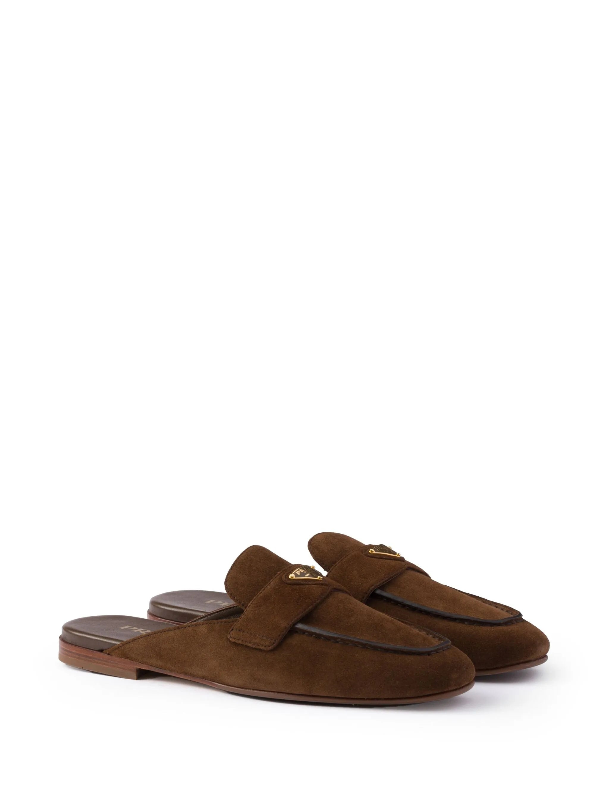 Prada Suede Mules - 3