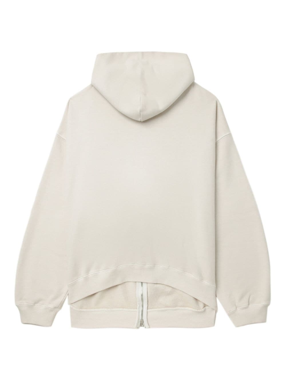 logo-print zip-up hoodie - 6