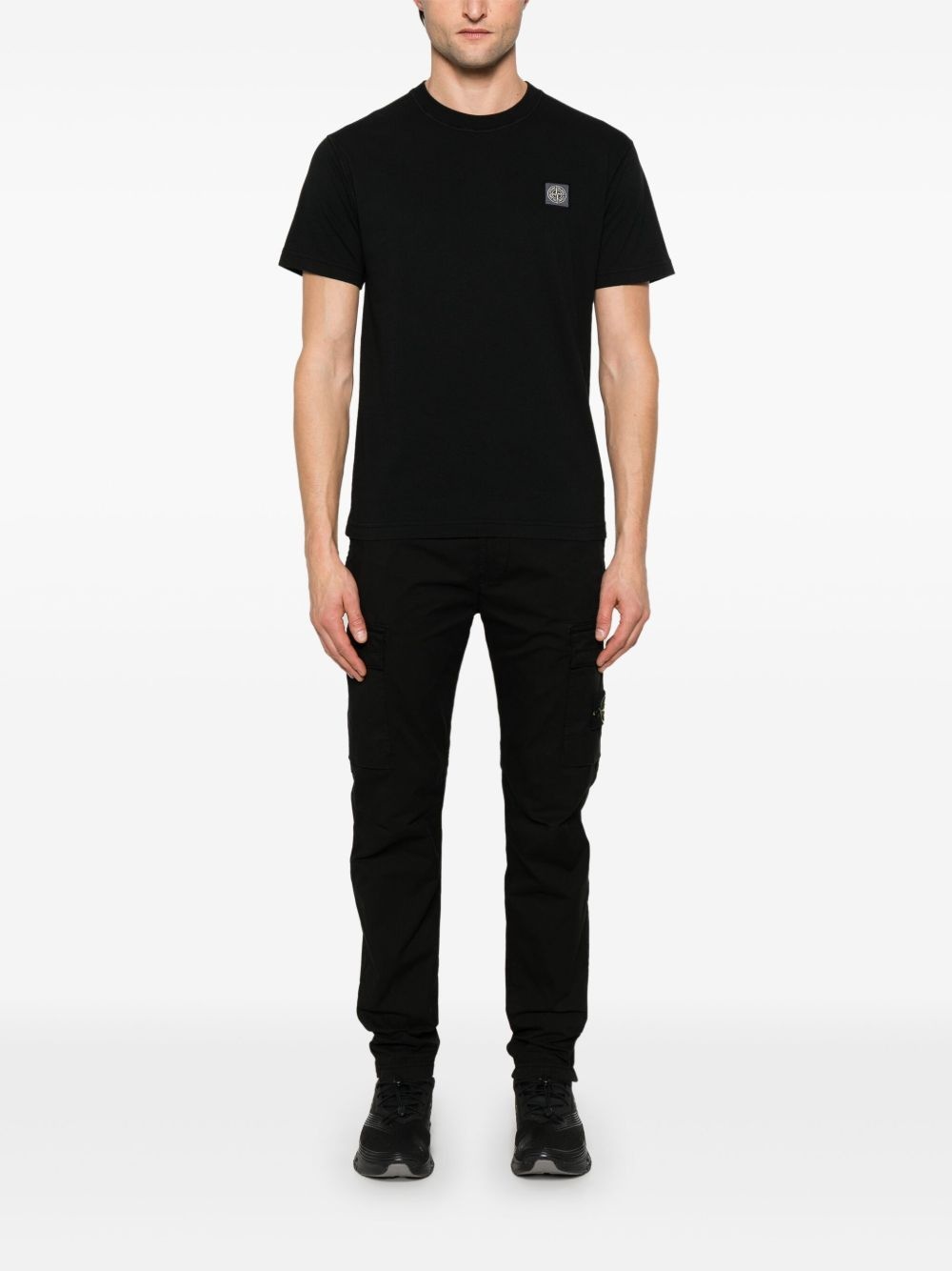 Compass-motif T-shirt - 2