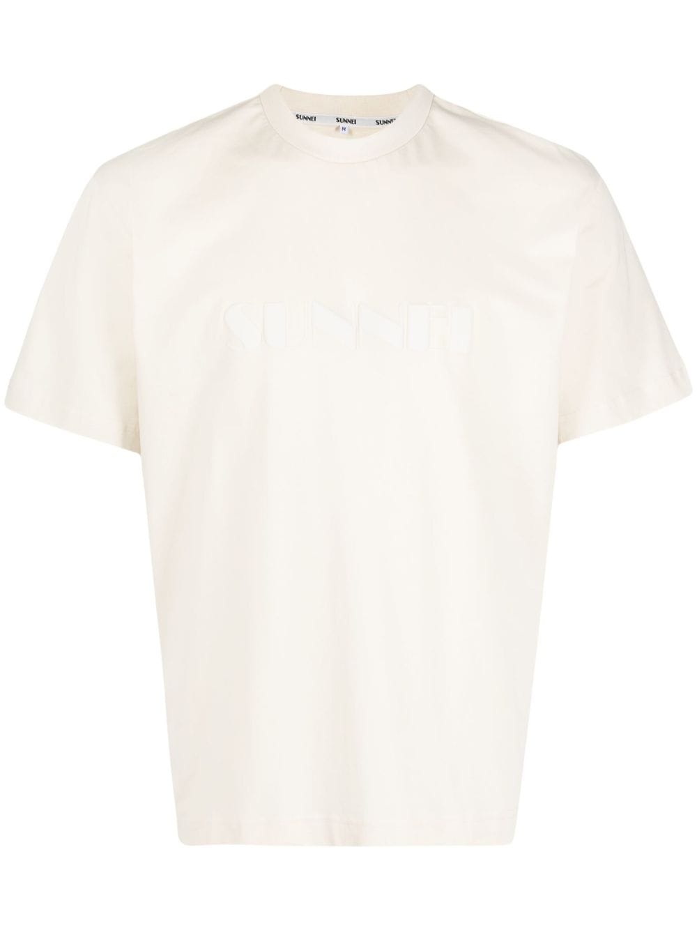 logo-print cotton T-shirt - 1