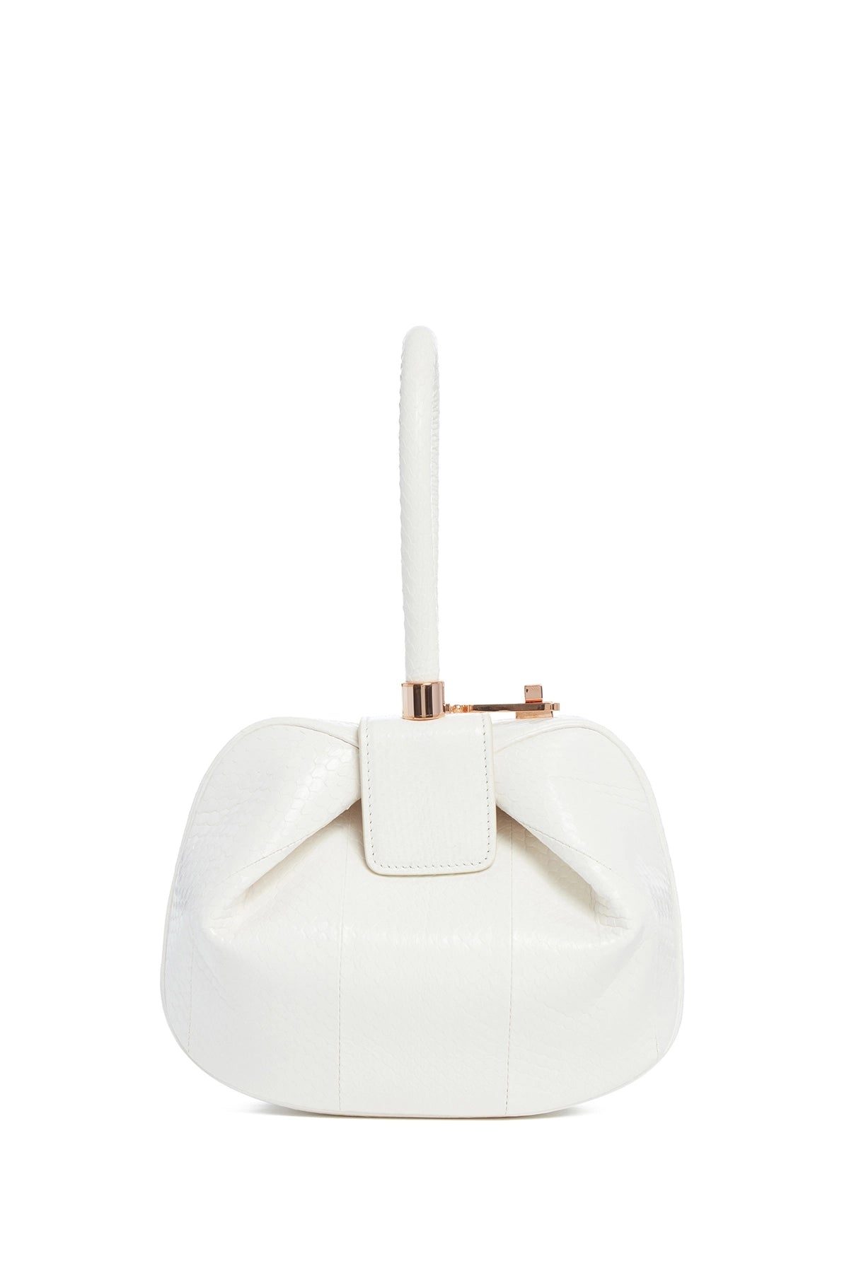 Nina Bag in Ivory Snakeskin - 2