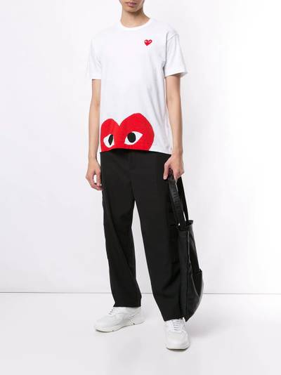 Comme des Garçons PLAY logo print T-shirt outlook