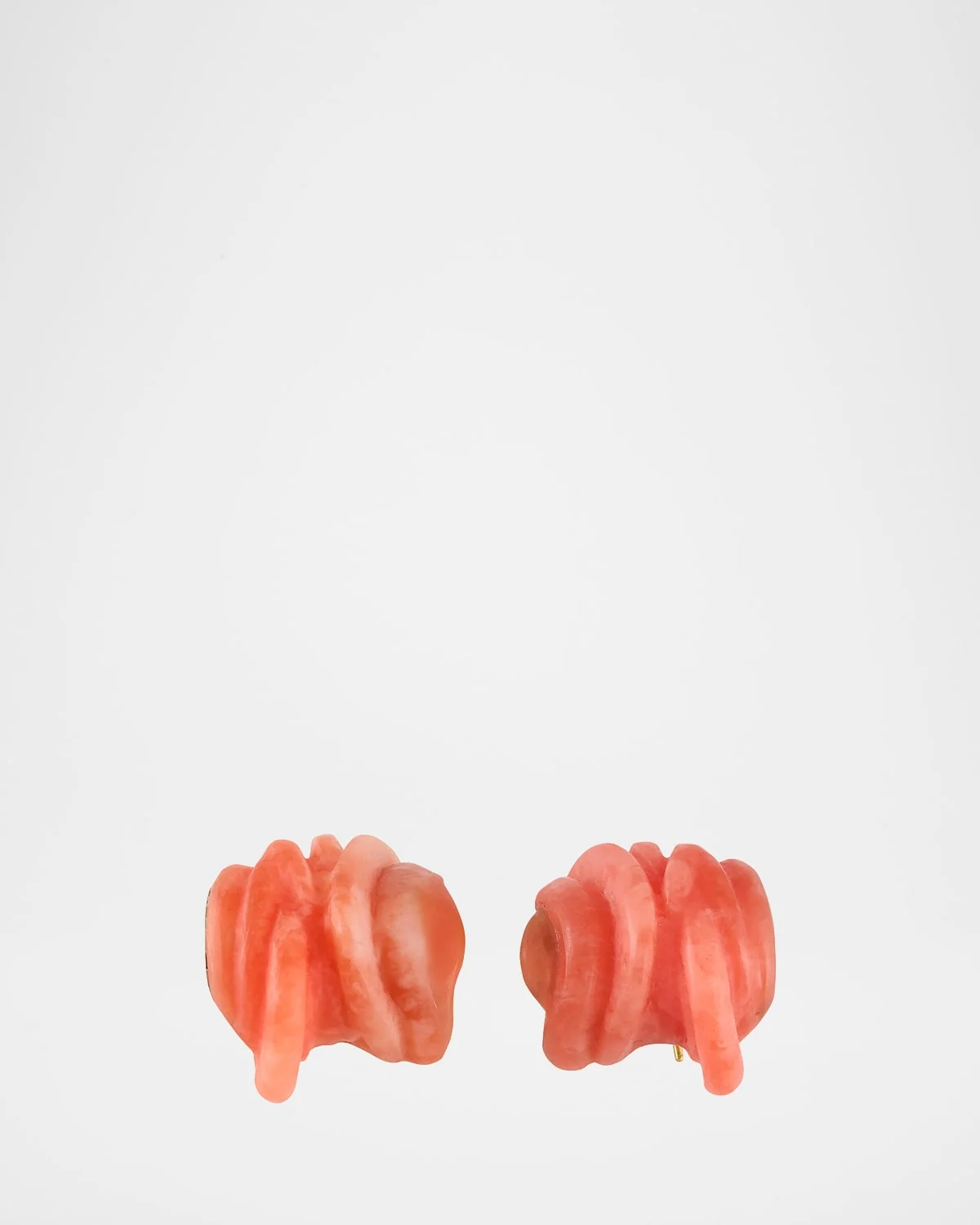 Clash Sterling Silver Bio-Resin Post Earrings - 1