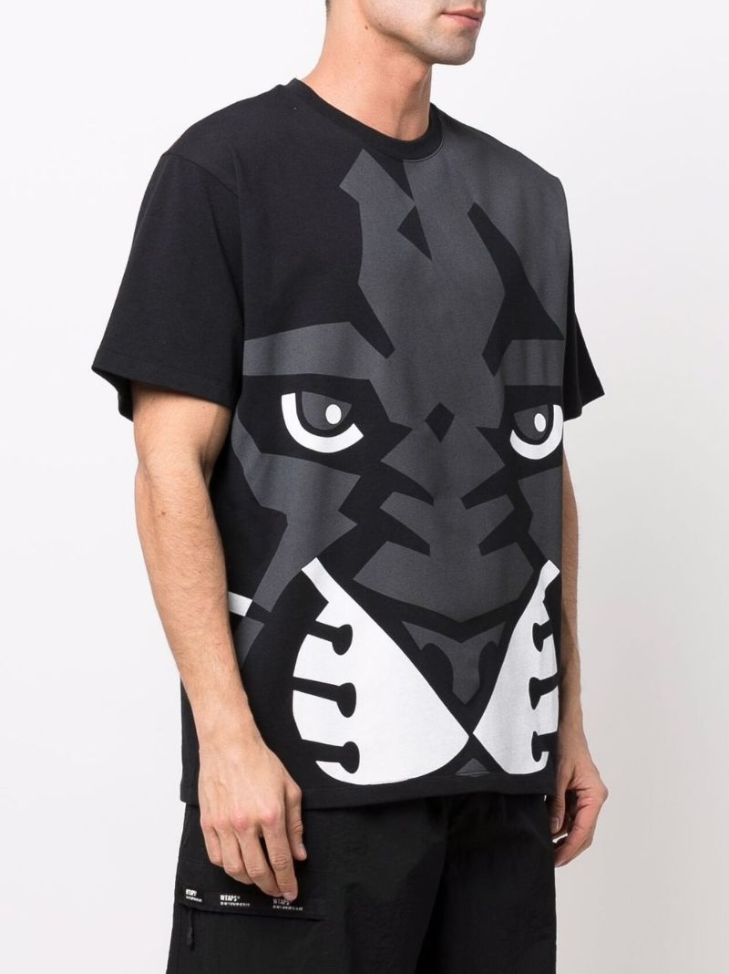 tiger-print cotton T-shirt - 3