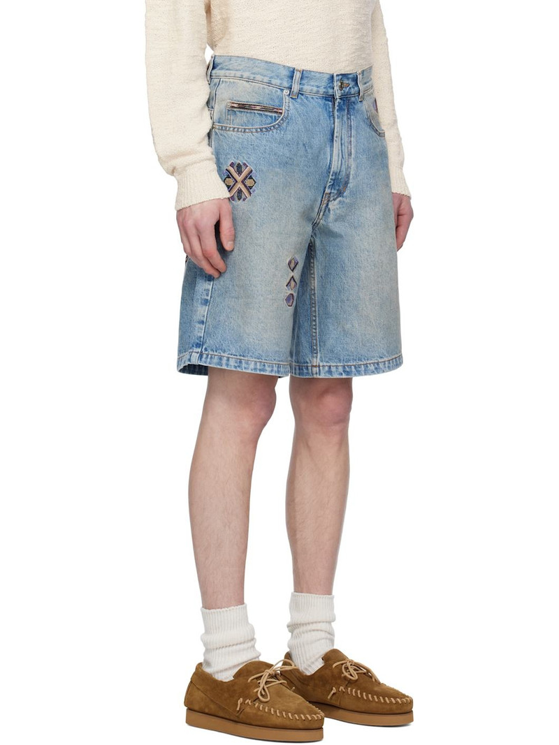 Blue Jerryli Denim Shorts 2