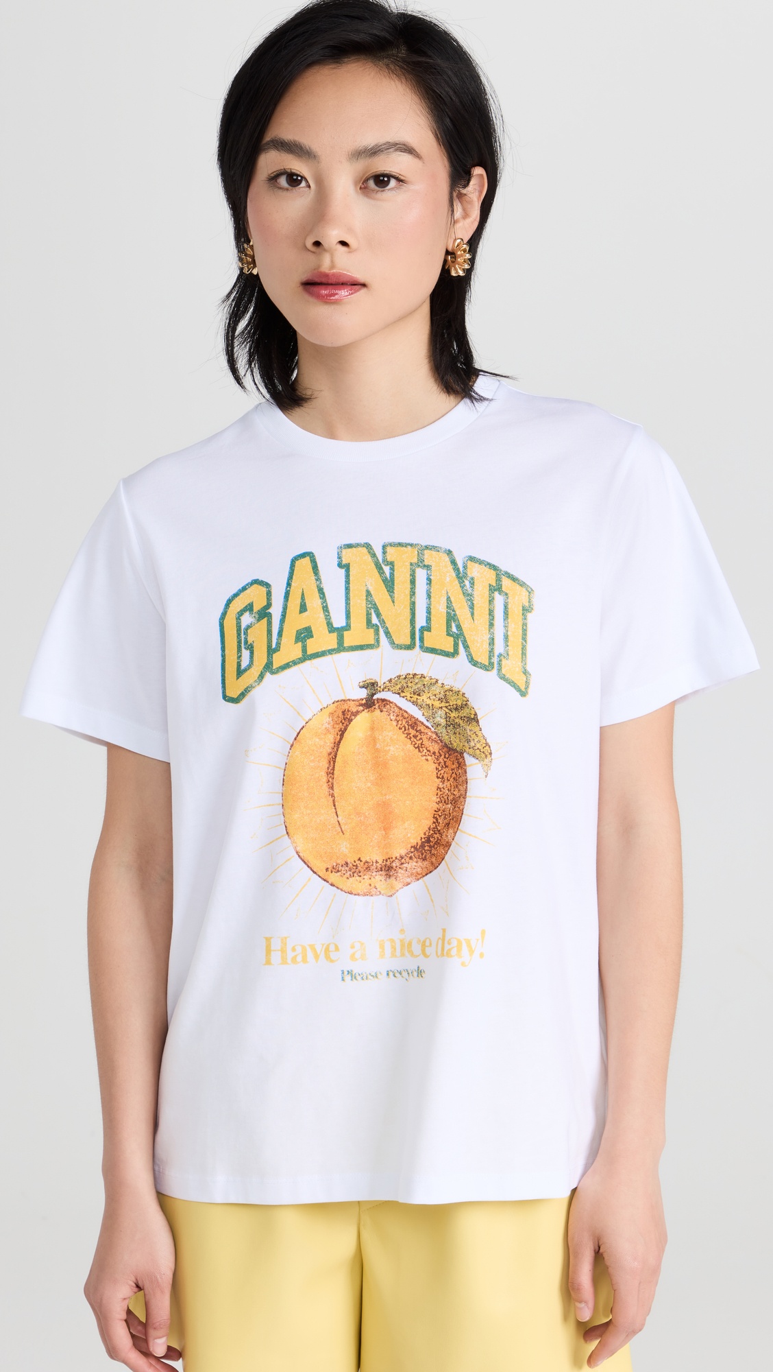 Basic Jersey Peach Relaxed Tee - 6