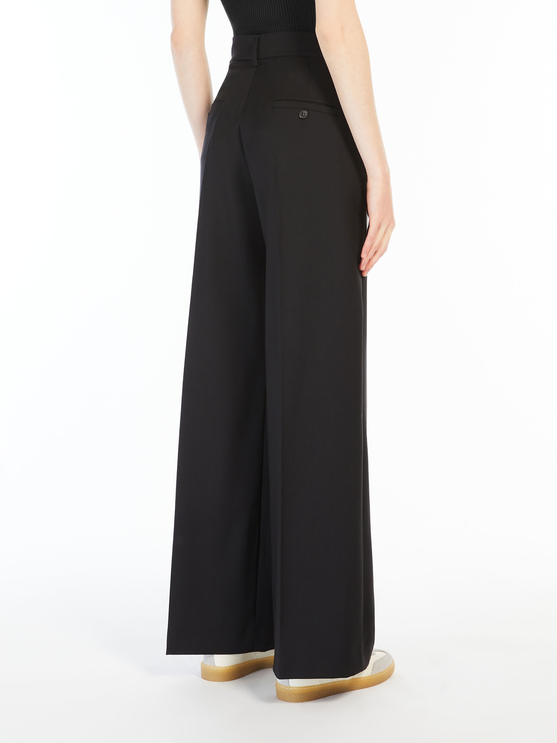 VISIVO Woollen cloth palazzo trousers - 4