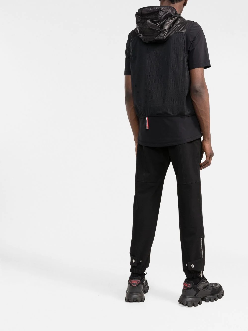 logo-print layered T-shirt - 5