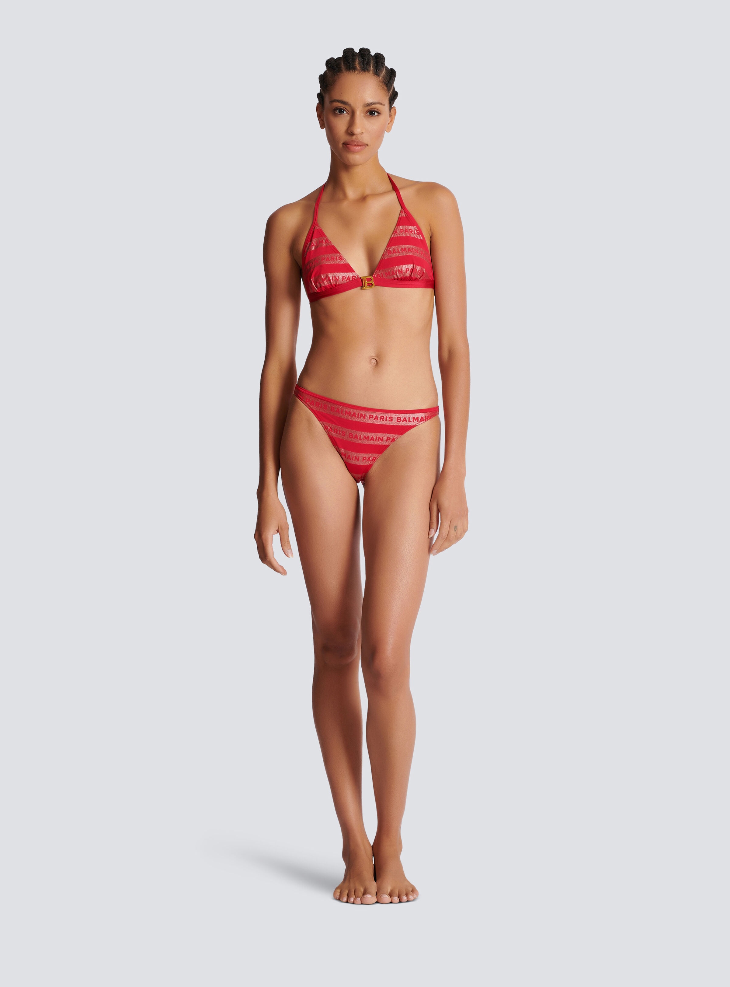 Balmain Paris triangle bikini - 2