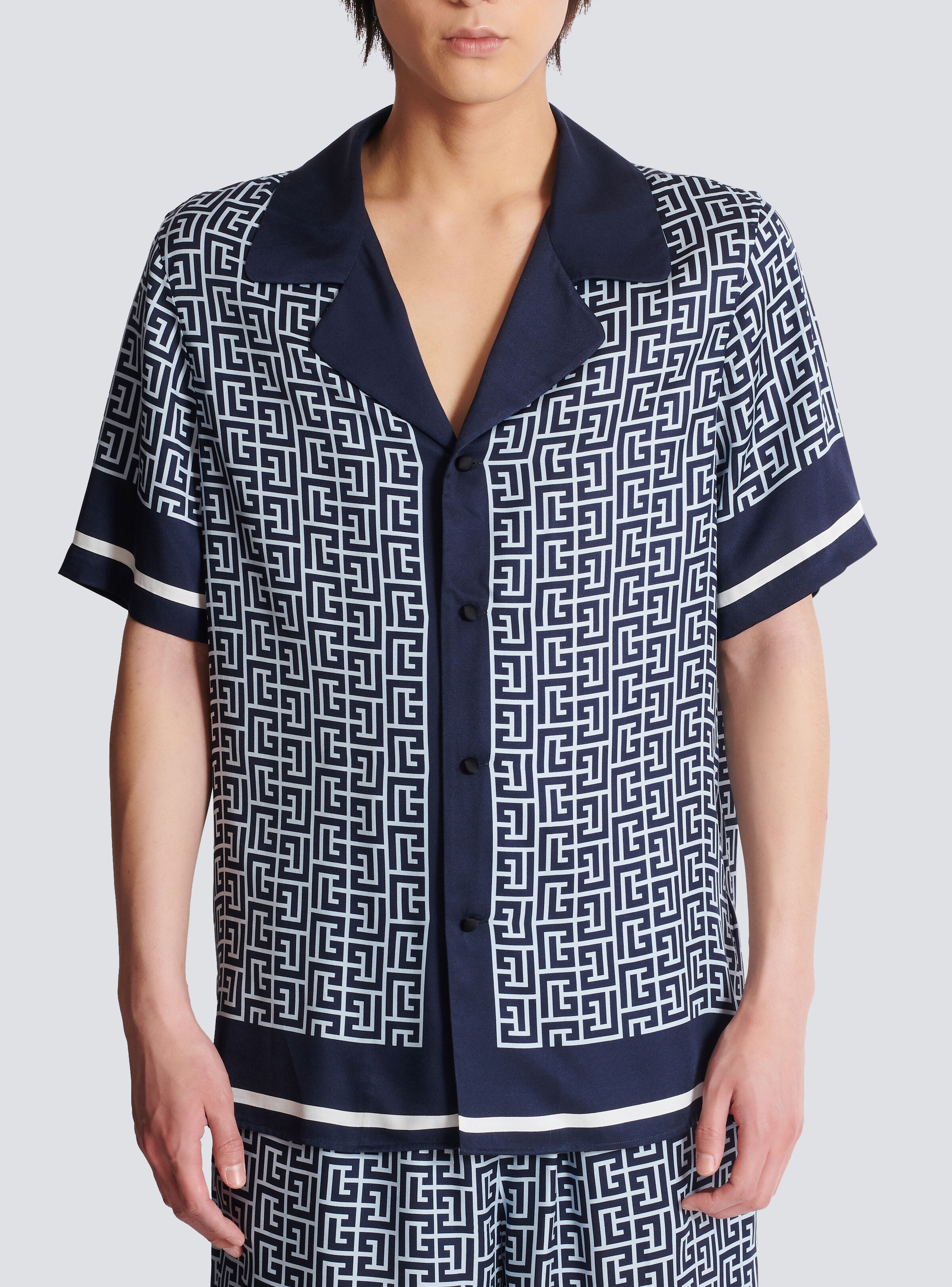 Monogrammed pyjama shirt - 5
