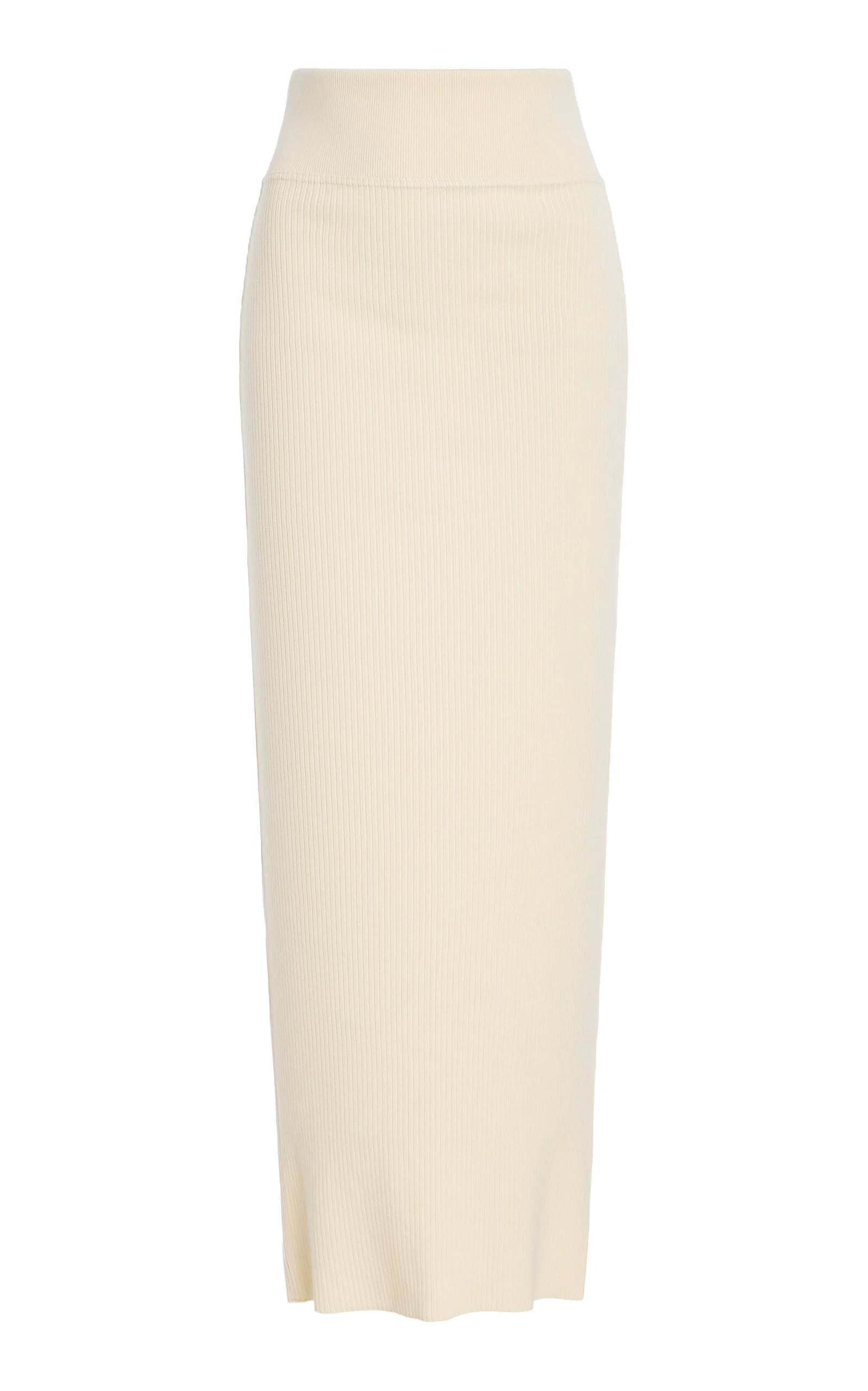 Knit Column Skirt ivory - 1