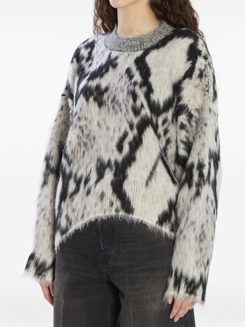 python-print ribbed sweater 4