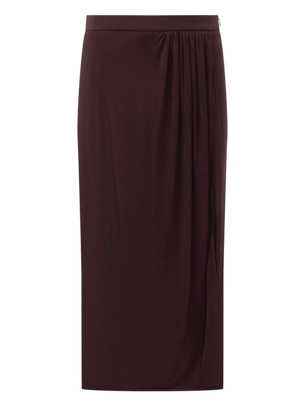 wrap pleated maxi skirt - 1