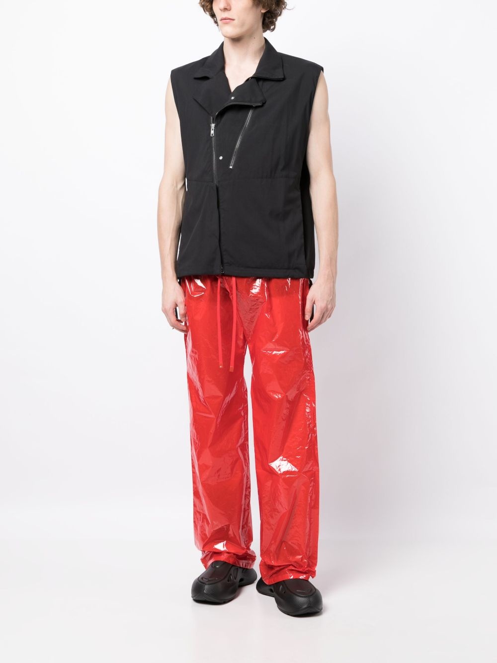 polished wide-leg trousers - 2