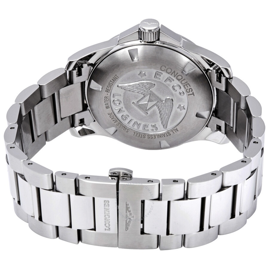 Longines Conquest Black Dial Automatic Men's 41mm Watch L3.777.4.58.6 - 3
