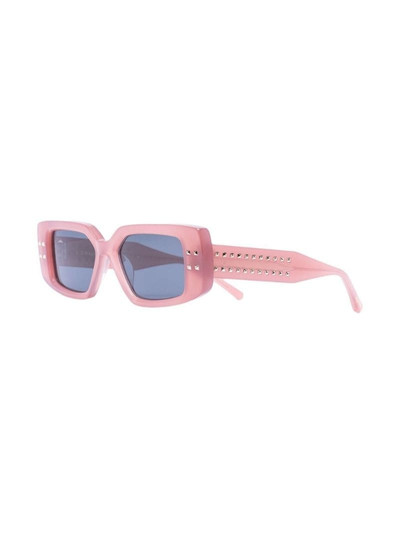 Valentino rectangular-frame sunglasses outlook