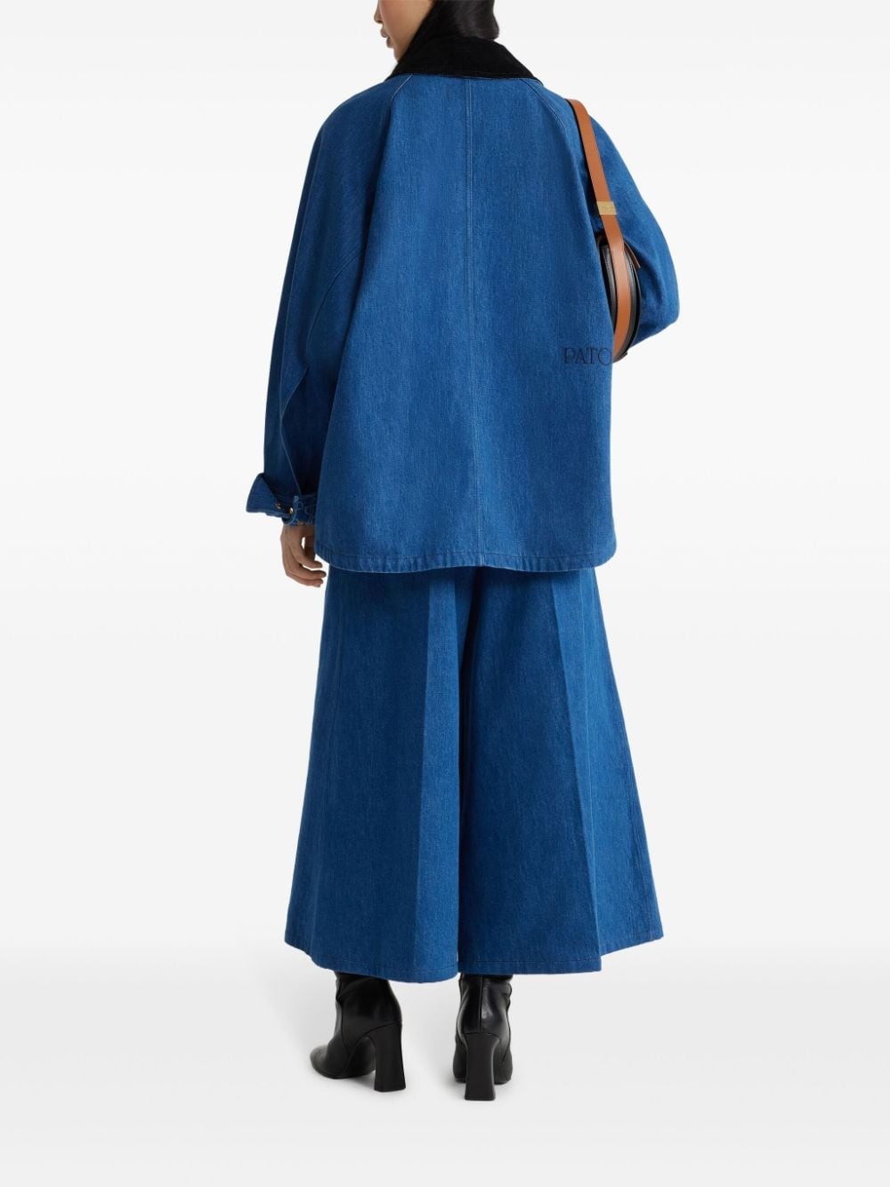 organic denim parka - 3