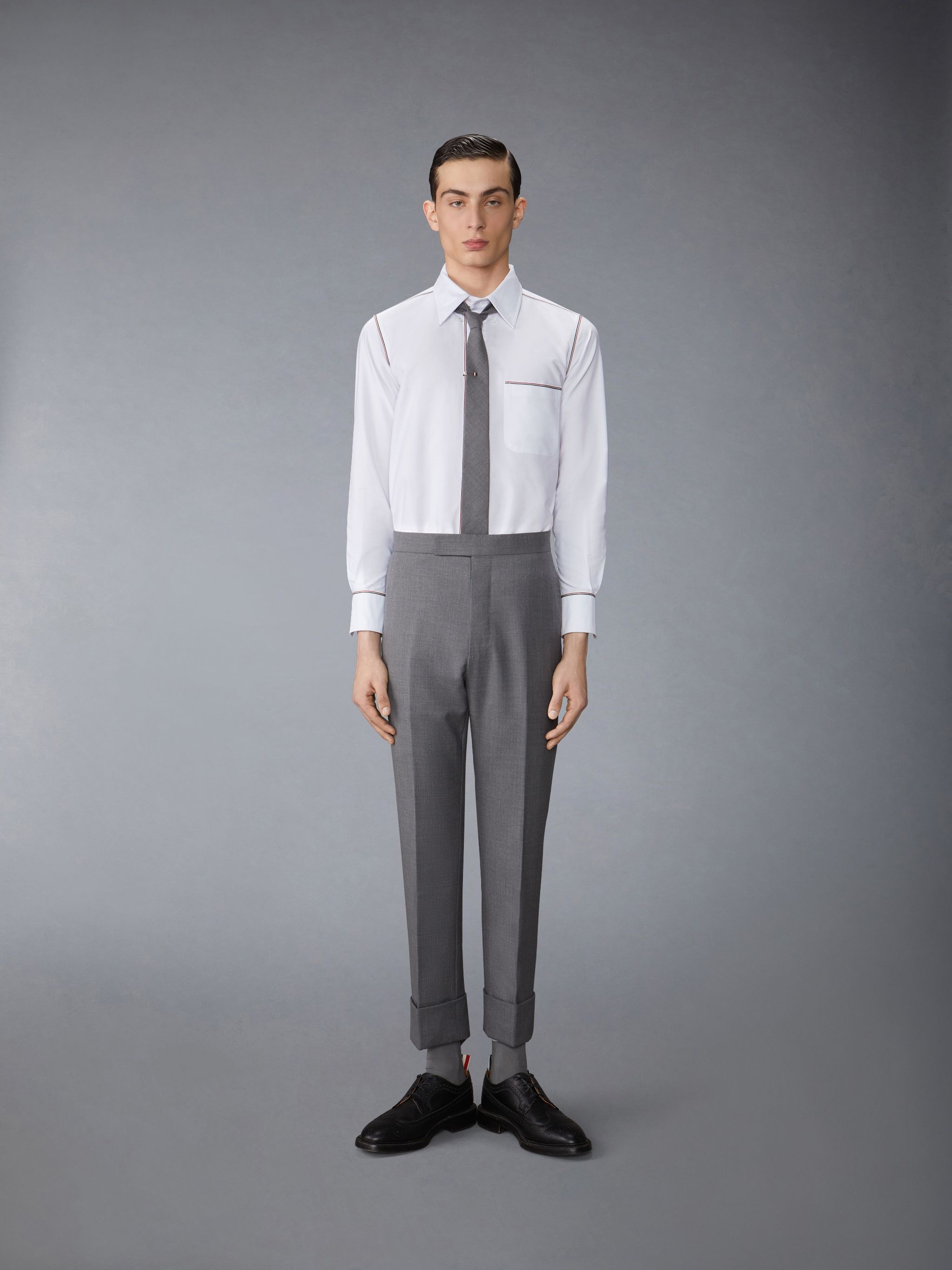 Oxford Grosgrain Framing Shirt - 4