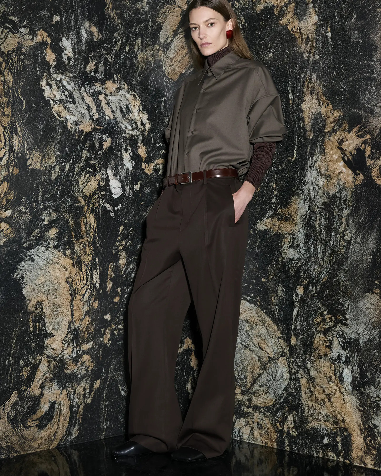 FATHER SUITING PANT TOBACCO - 5