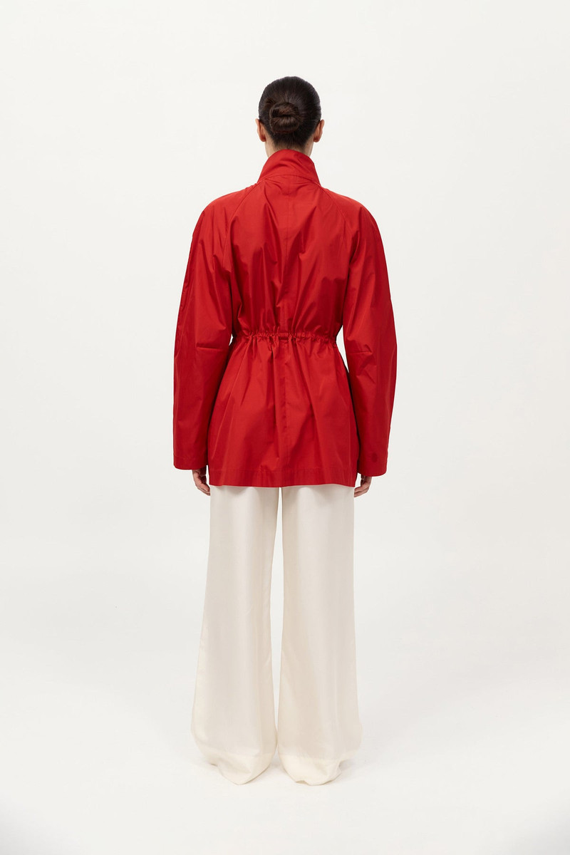 Paper Taffeta Parka - Red 6