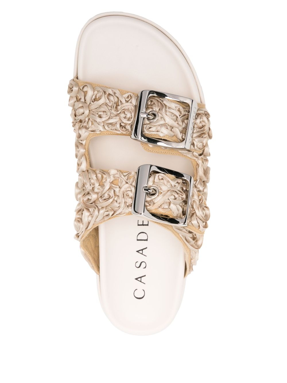 double-buckle sandals - 4