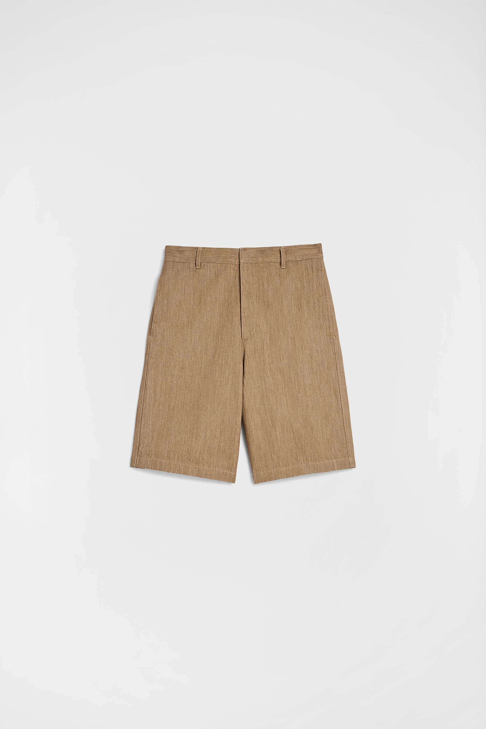 Lightweight Denim Shorts - 1