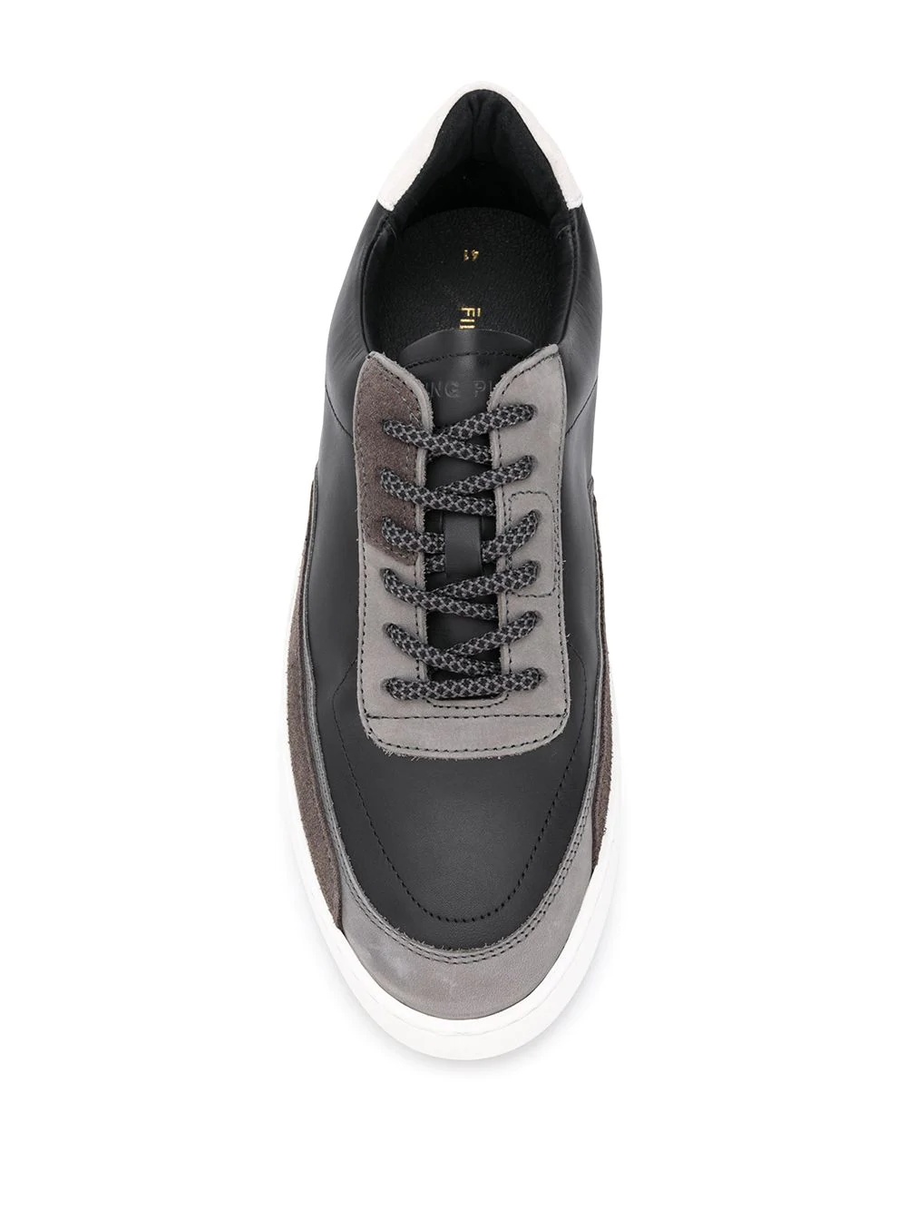 matte low-top trainers - 4