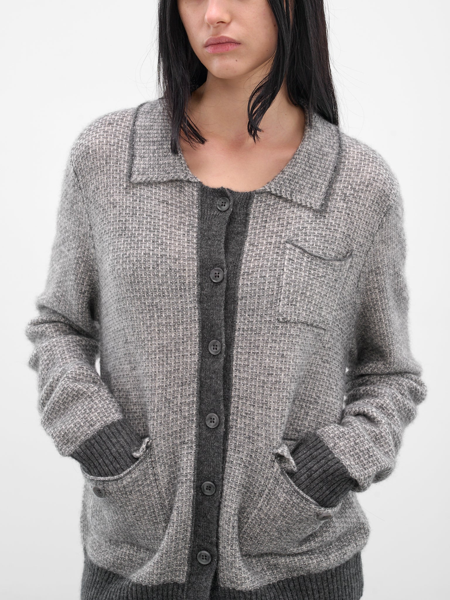 Gray Avel Knit Sweater - 5