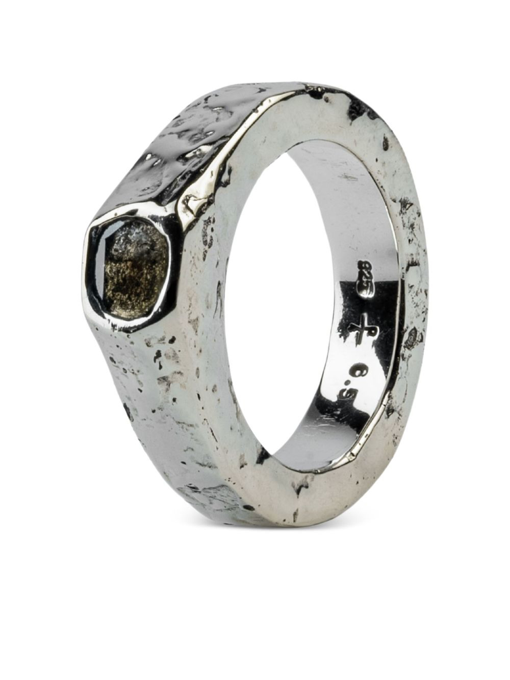 sterling silver Sistema diamond ring - 2