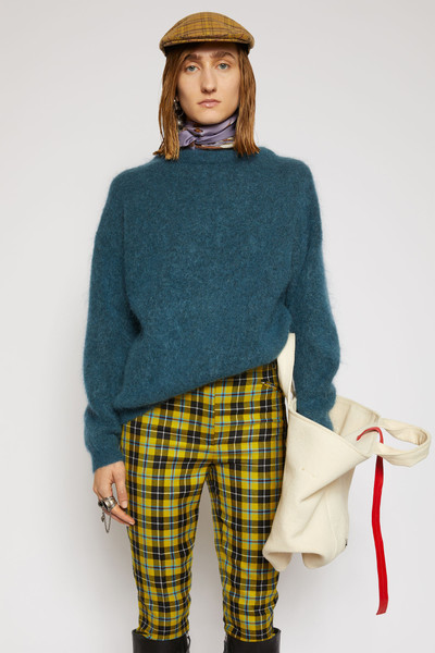 Acne Studios Crewneck sweater teal blue outlook