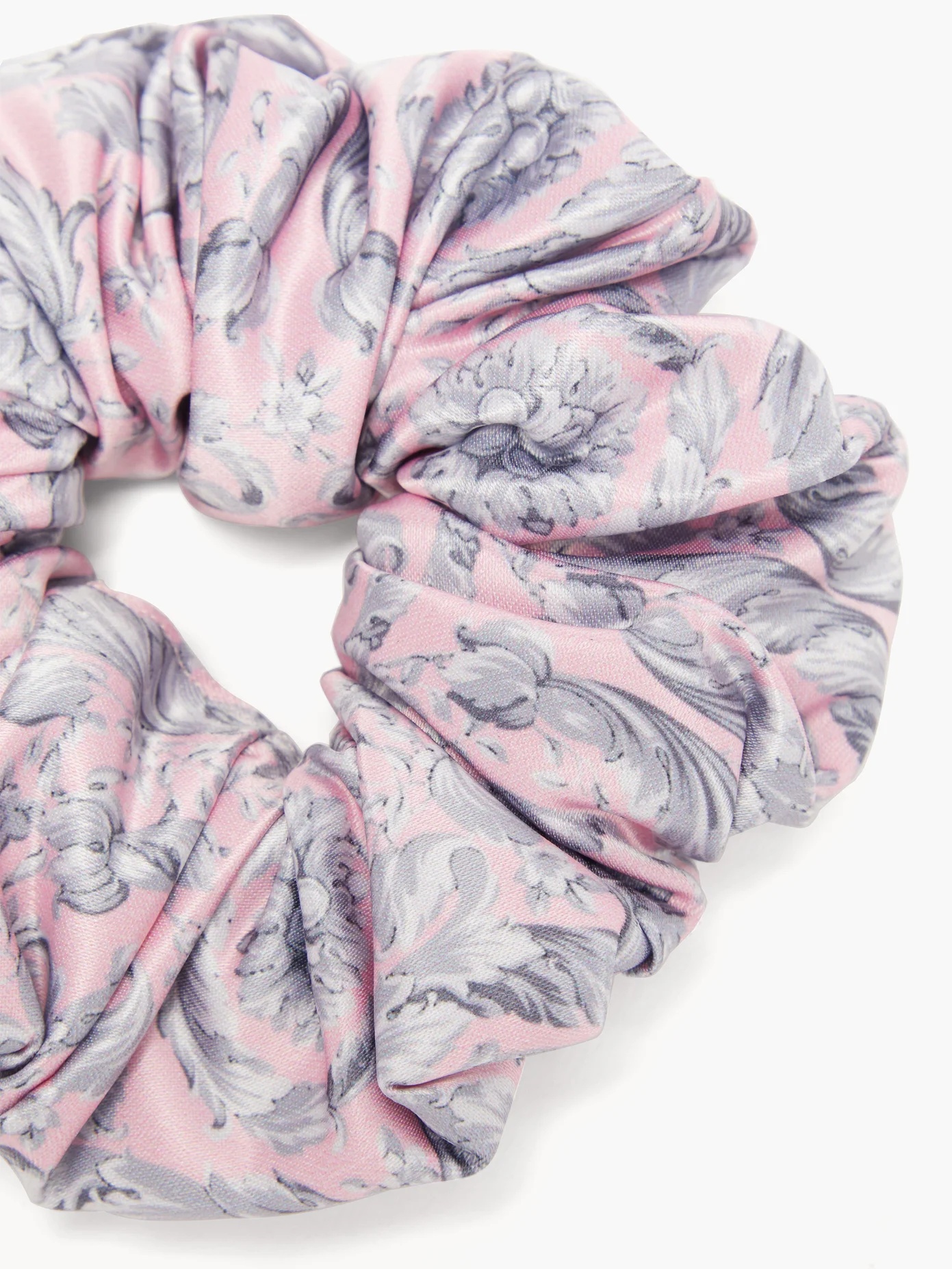 Baroque-print scrunchie - 2