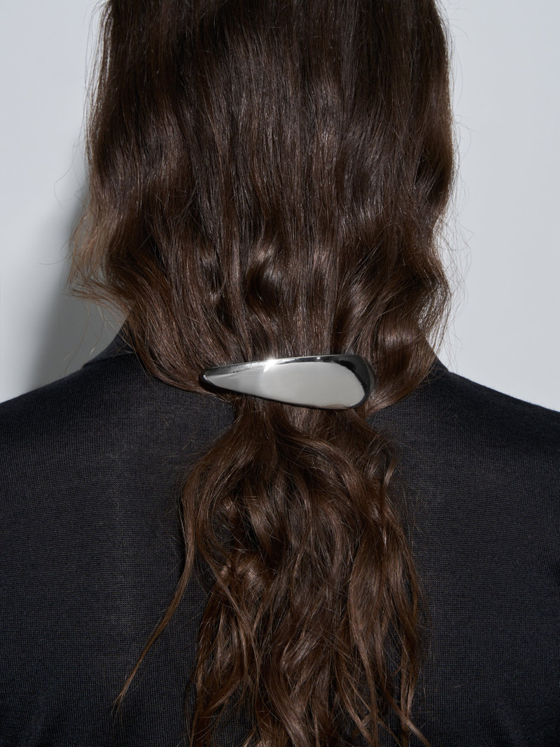 Aeyde Hera Palladium-Plated Hair Clip outlook