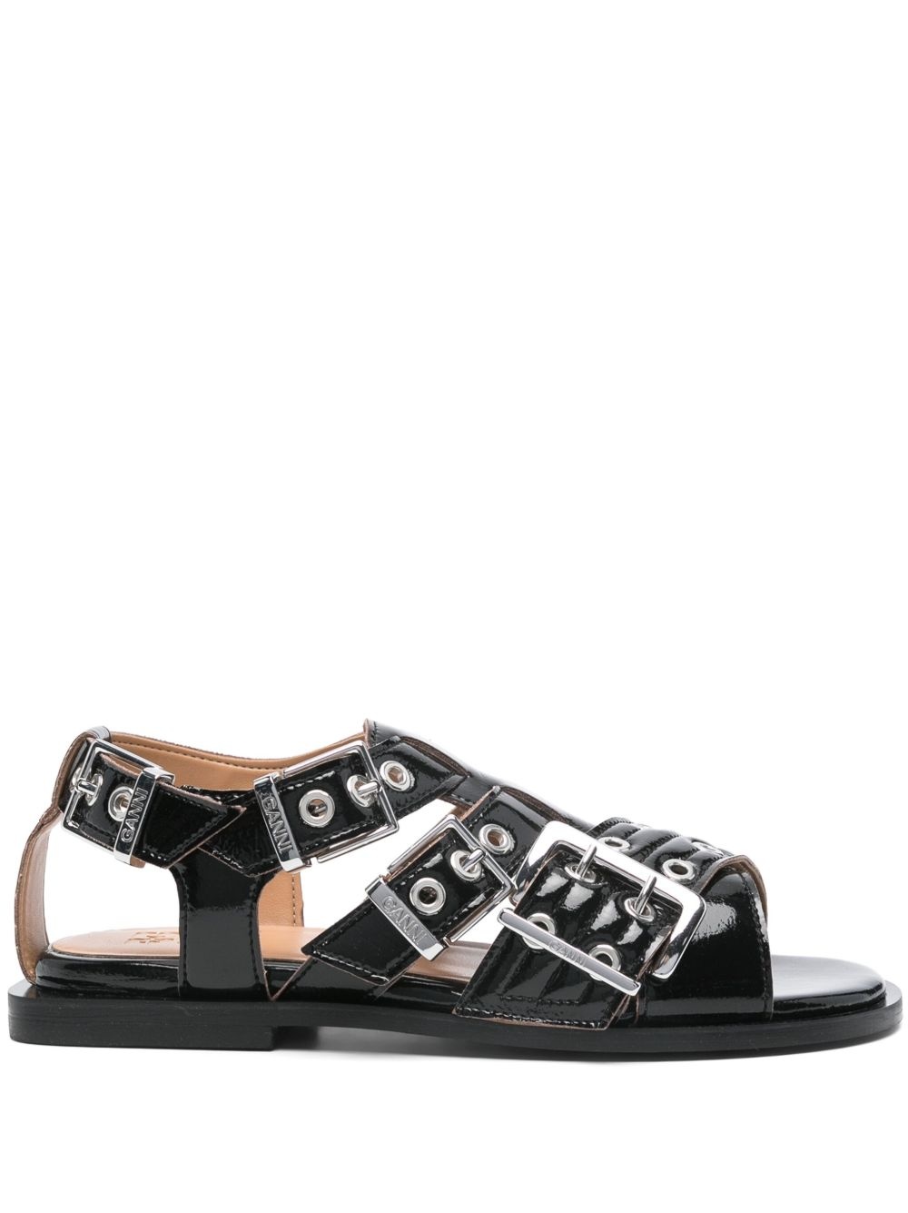 Ganni Women Feminine Buckle Sandals - 1