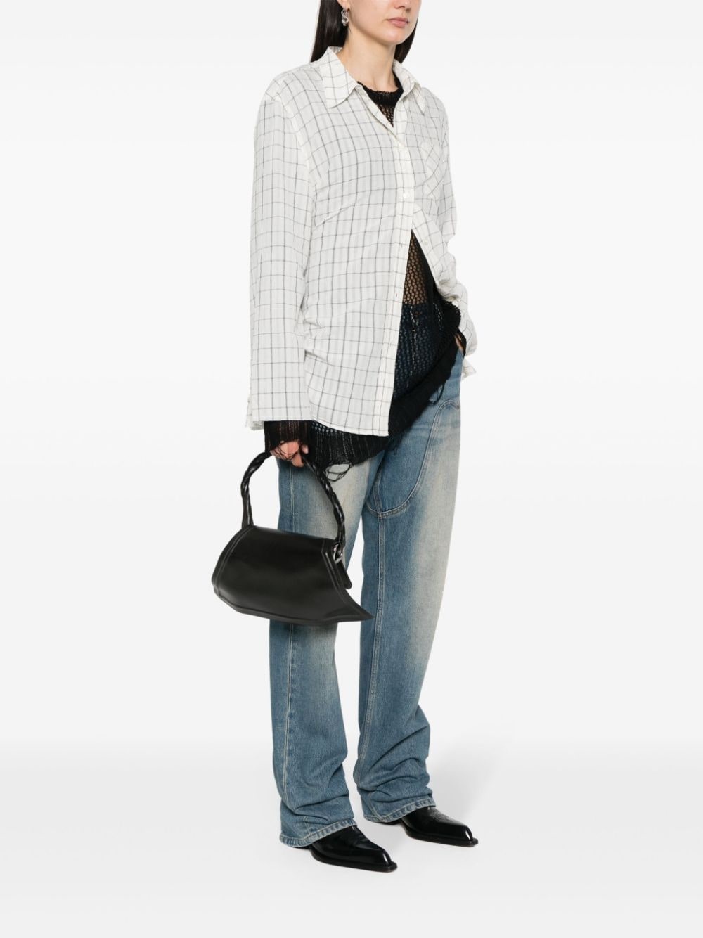 moldable leather mini bag - 2