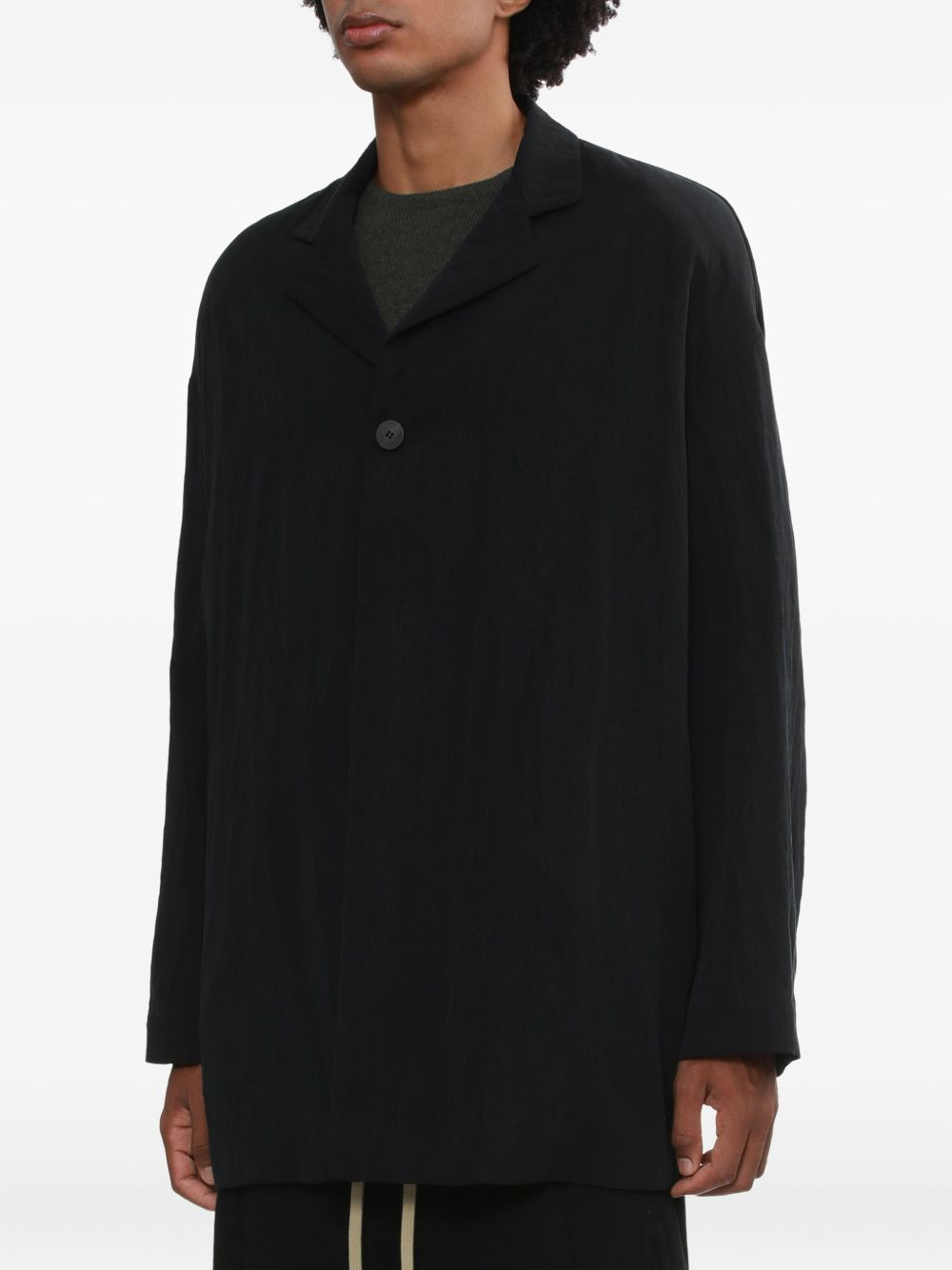 single-button lapels jacket - 3