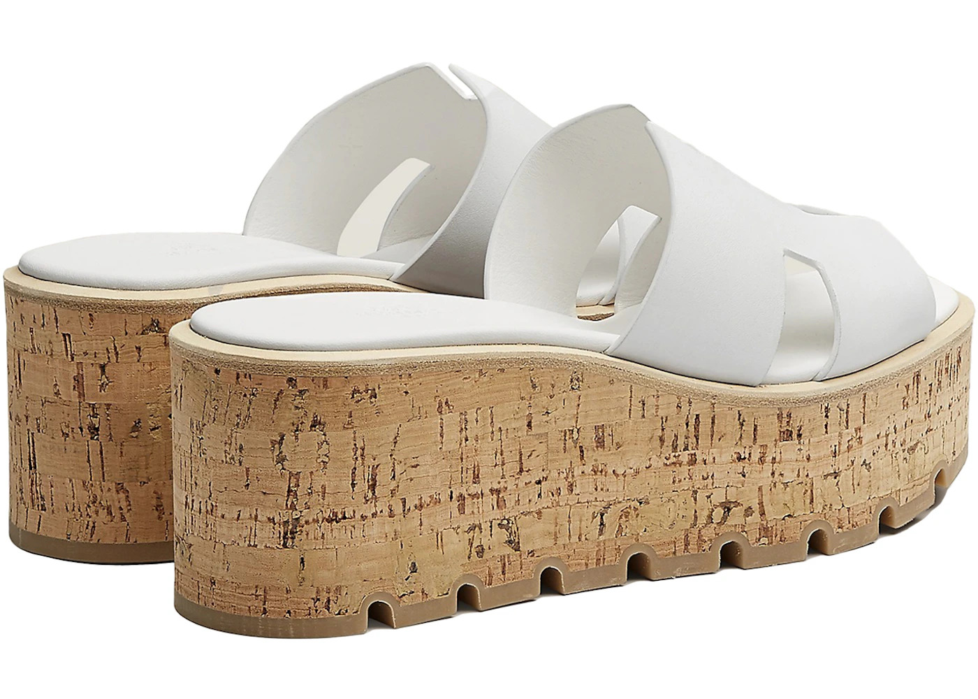 Hermes Eze 30 Sandal White - 3