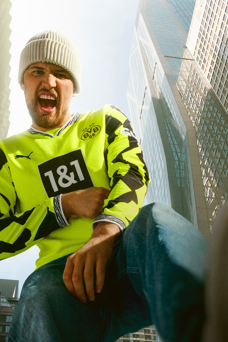Borussia Dortmund Authentic Long Sleeve 특별 남성 저지 8