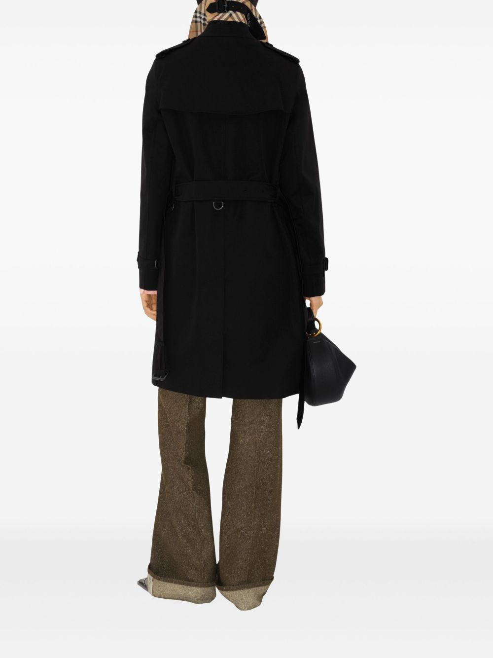 double-breasted cotton coat - 4
