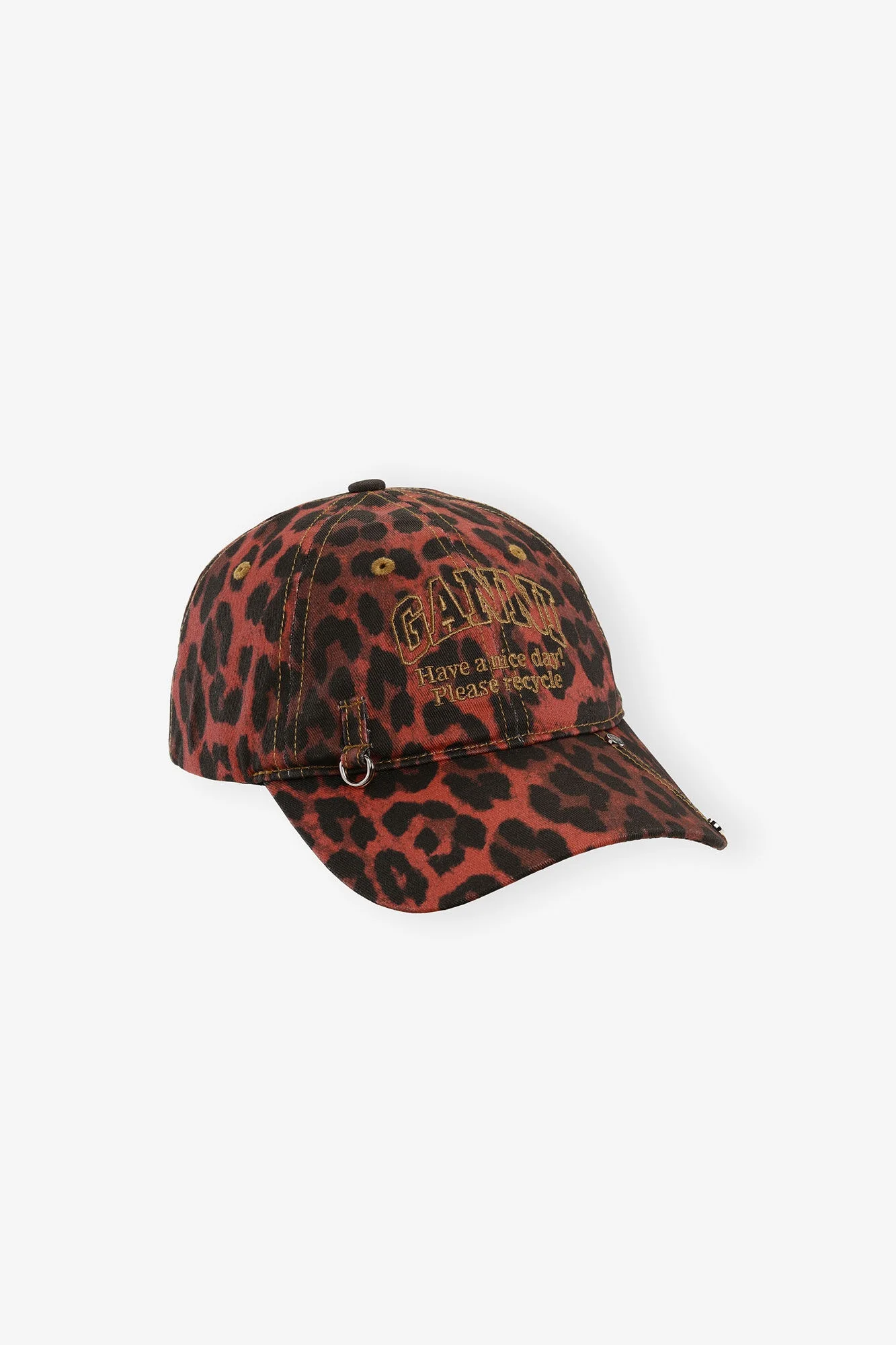 RED LEOPARD CAP - 1