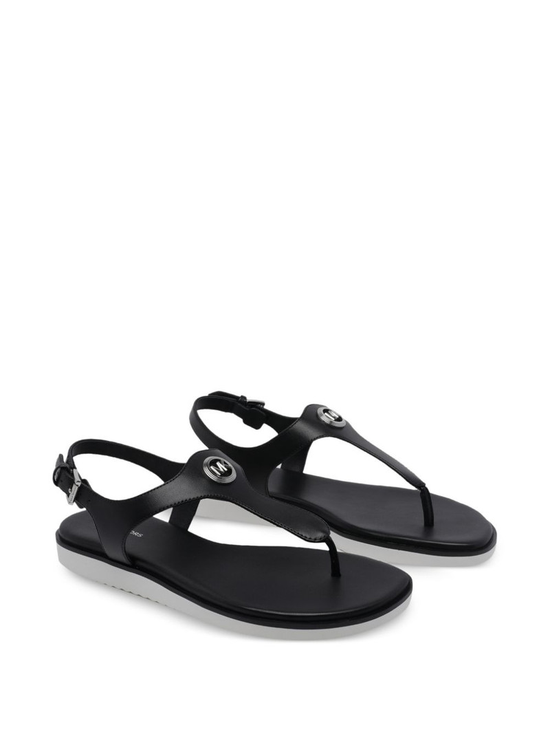 MICHAEL KORS logo buckle sandals outlook
