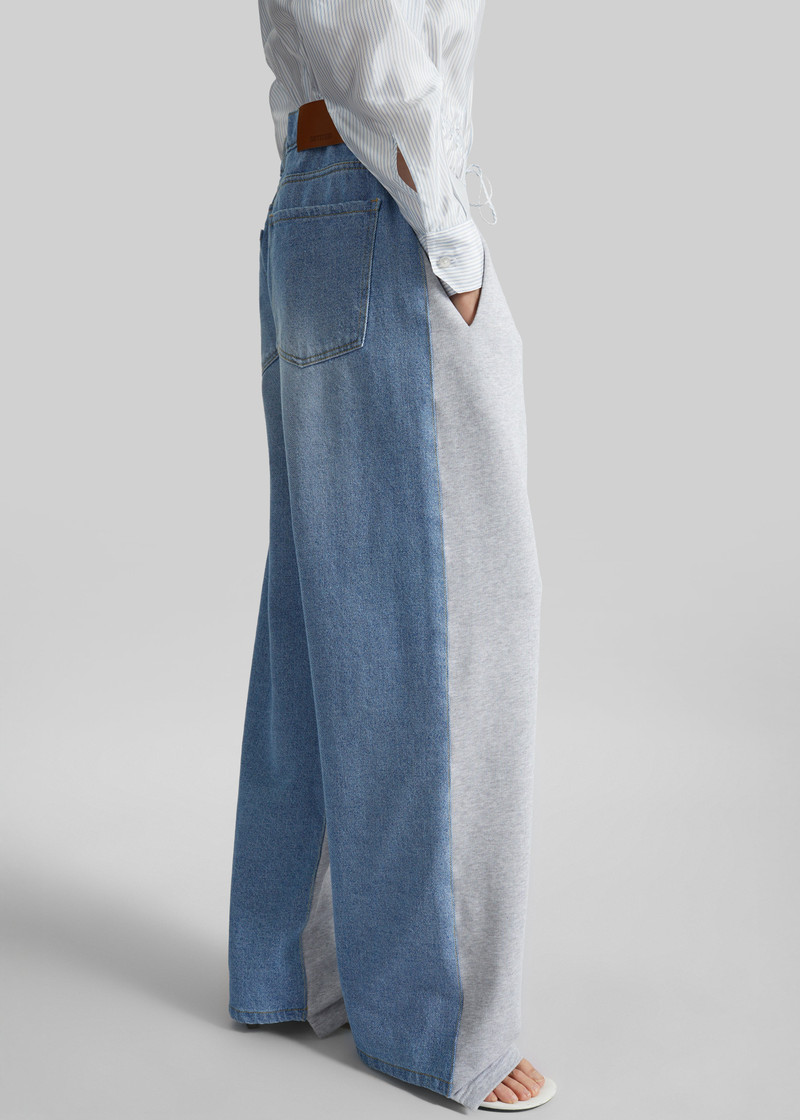 Bettter Track Denim Trousers - Grey 3