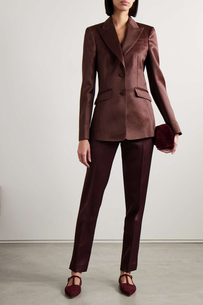 GABRIELA HEARST + NET SUSTAIN Serge organic wool and silk-blend blazer outlook