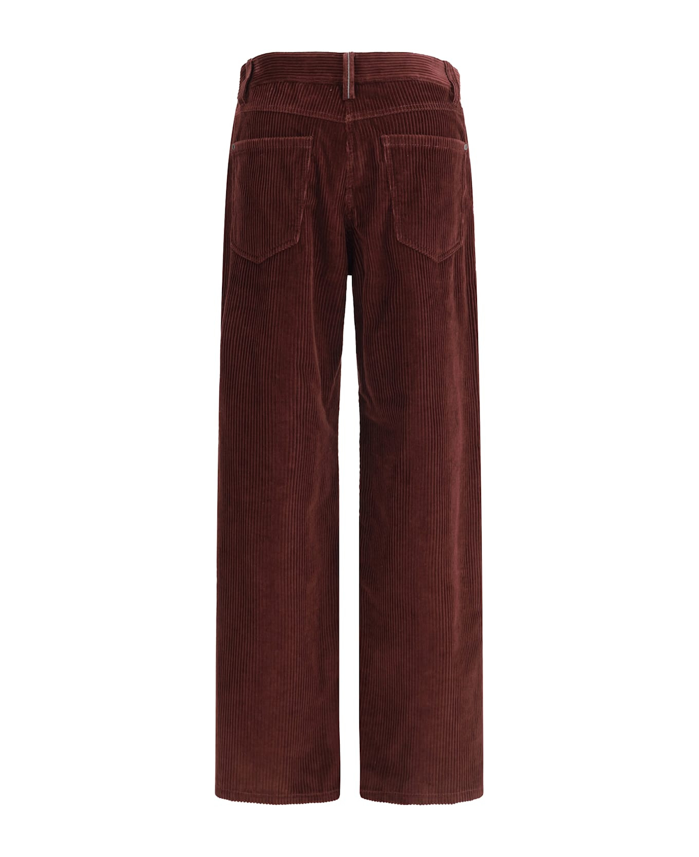 Straight Velvet Trousers - 2