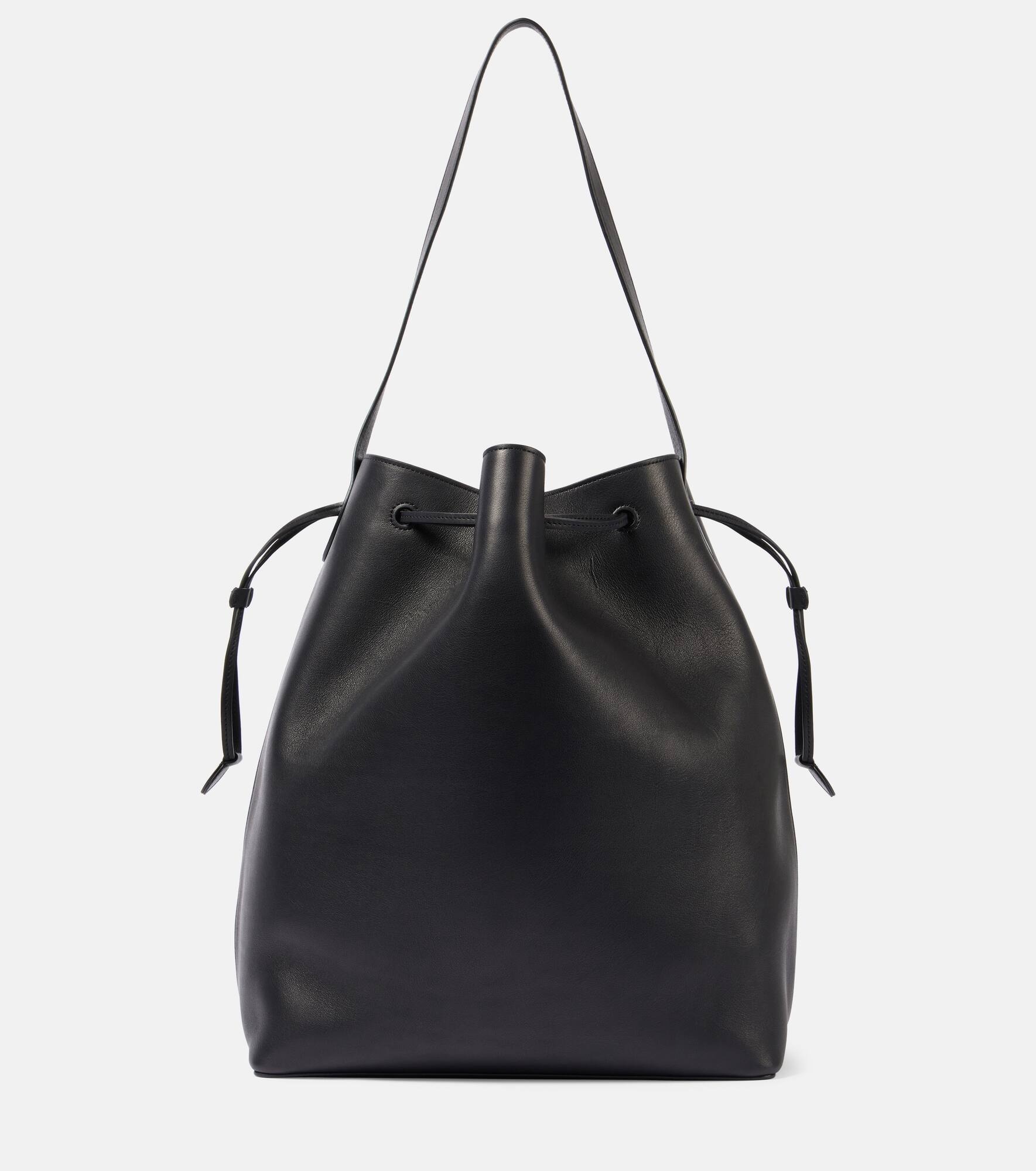 Belvedere leather bucket bag - 1