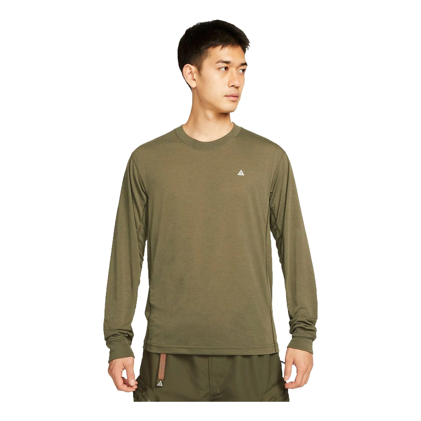 Nike Dri-FIT ACG Logo Long Sleeve Tee 'Goat Rocks' DO9270-325 - 1