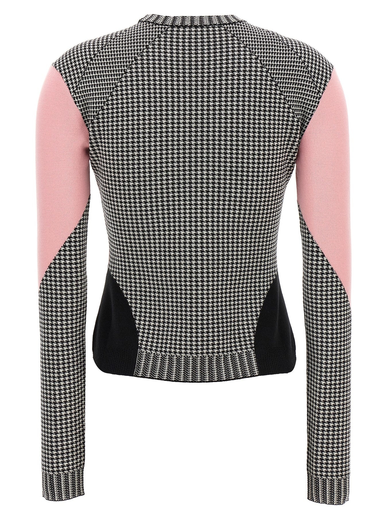 Houndstooth Sweater Sweater, Cardigans Multicolor - 2